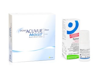 1-DAY Acuvue Moist (90 linser) + Hyabak 0.15% gtt. 10 ml