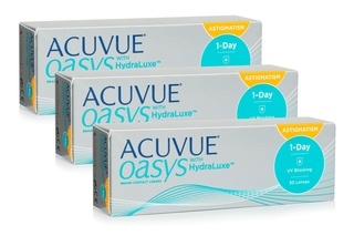 Acuvue Oasys 1-Day with HydraLuxe for Astigmatism (90 linser)