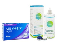 Air Optix Aqua Multifocal (6 linser) + Solunate Multi-Purpose 400 ml med linsetui