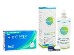 Air Optix for Astigmatism (3 linser) + Solunate Multi-Purpose 400 ml med linsetui