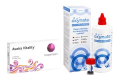 Avaira Vitality (6 linser) + Oxynate Peroxide 380 ml med linsetui