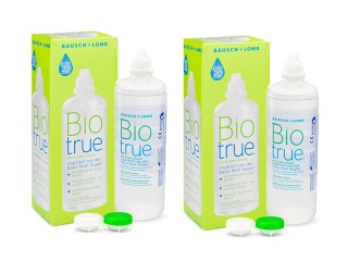 Biotrue Multi-Purpose 2 x 300 ml med linsetuier