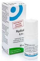 Hyabak 0.15% gtt. 10ml ögondroppar