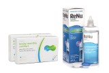 Lenjoy Monthly Comfort (6 linser) + ReNu MultiPlus 360 ml med linsetui 27814