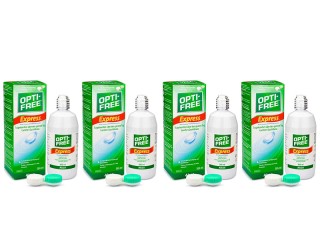 OPTI-FREE Express 4 x 355 ml med linsetuier