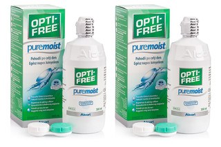 OPTI-FREE PureMoist 2 x 300 ml med linsetuier