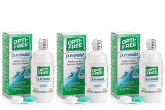OPTI-FREE PureMoist 3 x 300 ml med linsetuier