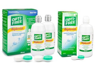 OPTI-FREE RepleniSH 3 x 300 ml med linsetuier
