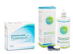 PureVision 2 (6 linser) + Solunate Multi-Purpose 400 ml med linsetui