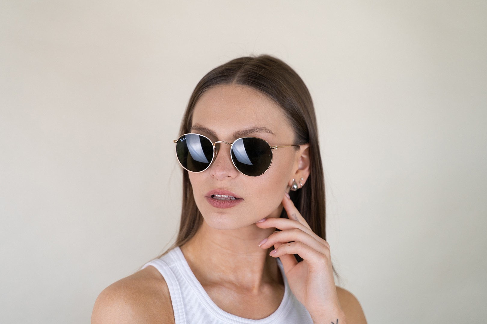Circle clearance ray bans