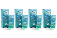 SOLOCARE AQUA 4 x 360 ml med linsetuier