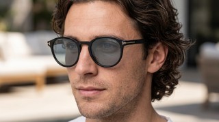 Tom Ford Dante FT0834 01A 52 Genererad bild